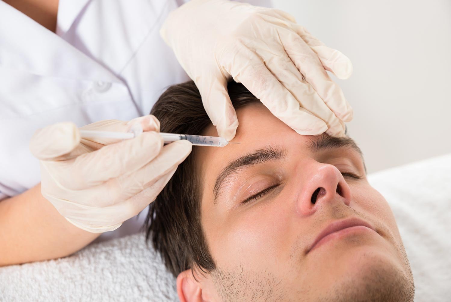 MANTOX anti-wrinkle treatment improving skin smoothness and reducing expression lines at MC Scalp in Hemel Hempstead.